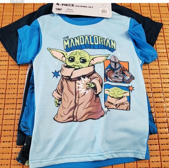 StarWars pajama set 4 piece set new shorts pants shirts - Picture 2 of 4
